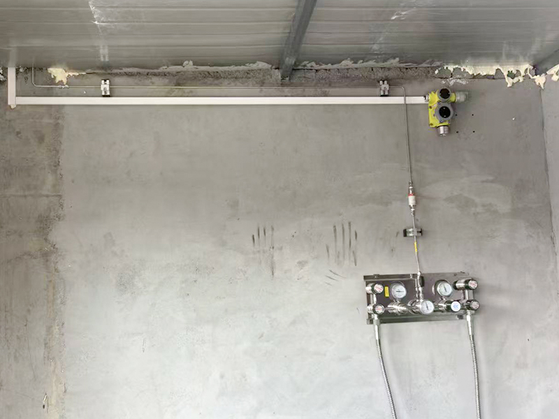 New Energy Laboratory Gas Pipeline Steel-Wood Test Bench Project