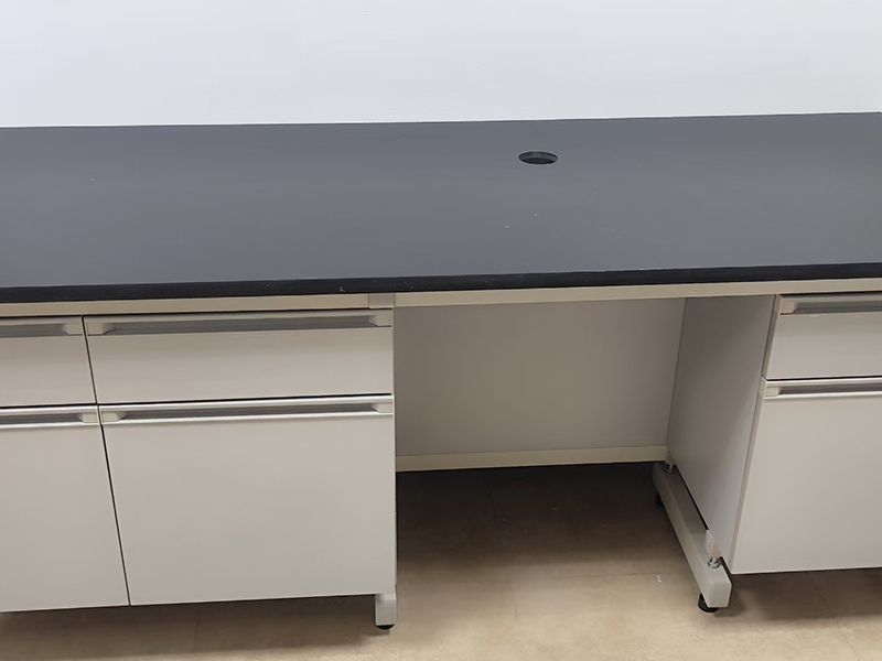 Steel Wood Lab Bench Project Case for Chemistry Laboratory