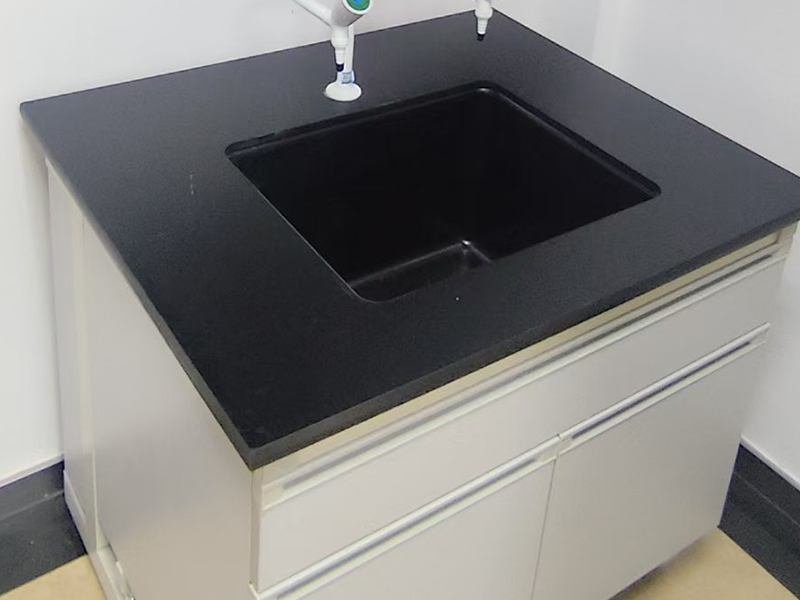 Steel Wood Lab Bench Project Case for Chemistry Laboratory