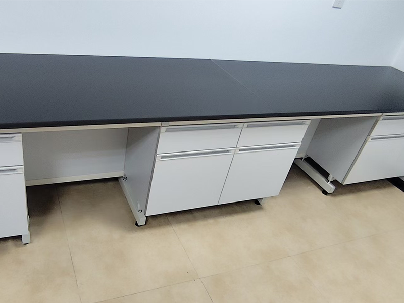 Steel Wood Lab Bench Project Case for Chemistry Laboratory