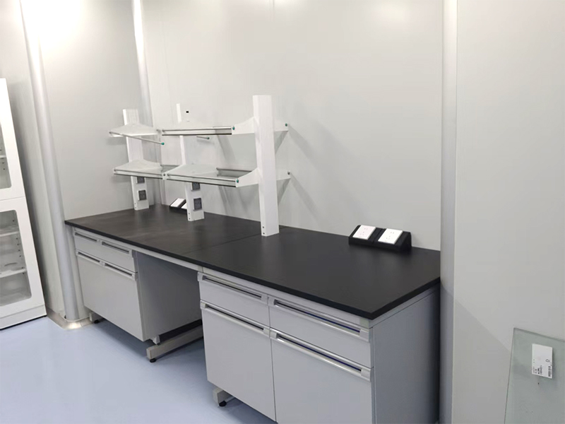 HuaJusheng Steel-Wood Lab Bench Case – Pharmaceutical Laboratory