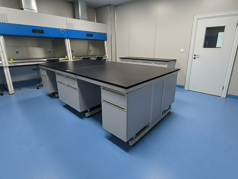 huajusheng Steel-Wood Laboratory Workbench｜Pakistan Chemical Testing Laboratory